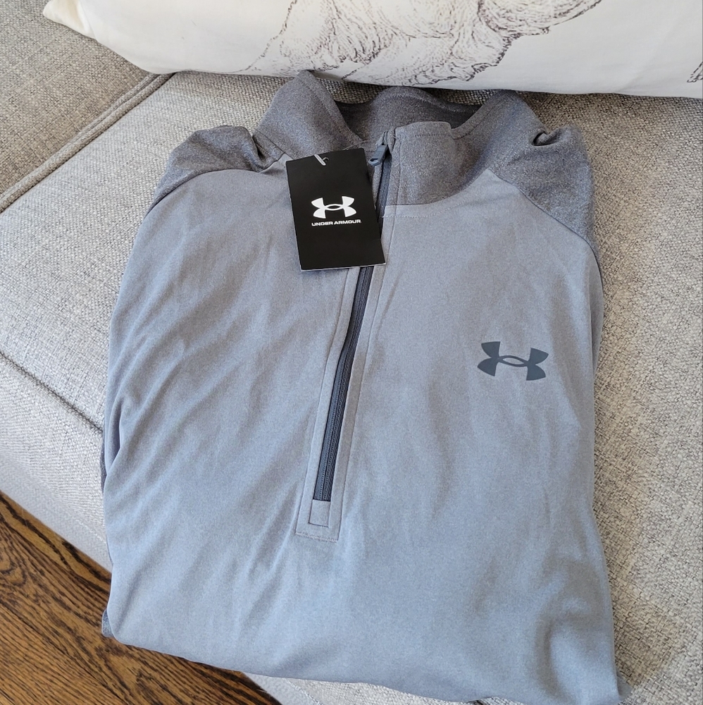 Under Armour Mens Size Medium Long Sleeve Quarter Zip